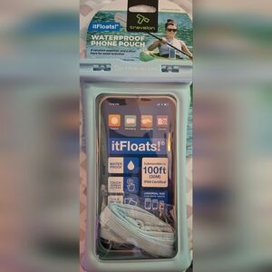 Travelon itFloats! Waterproof Phone Pouch, Blue
